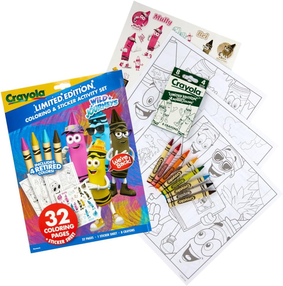 Crayola Coloring & Activity Set Wild Journeys CY04-0864 — view 2