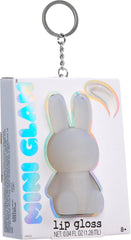 Mini Glam Cosmetic Bunny Lip Gloss, Keychain, White – MGA Entertainment — view 2