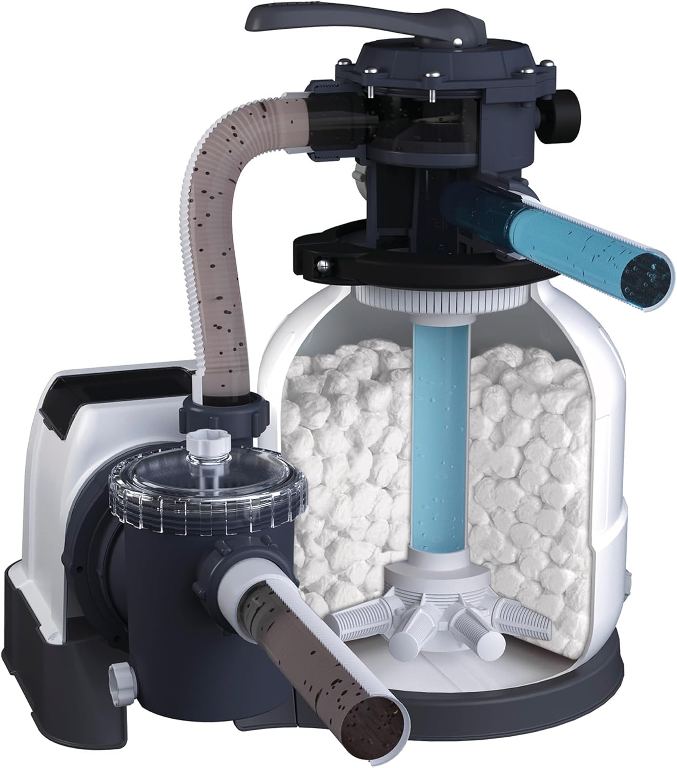 Intex Fiber Ball Filtration Media, 500g Bag (29045) — view 2