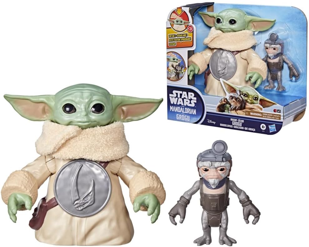 Star Wars Grogu 16.5cm Electronic Action Figure & Anzellaner Set — view 3