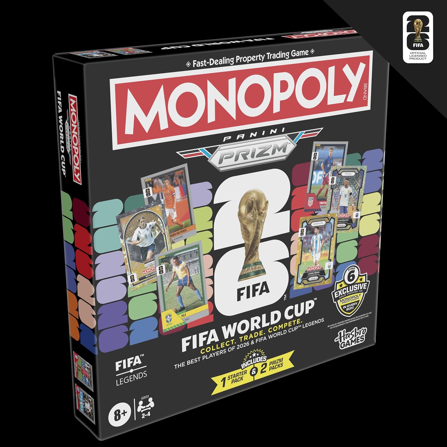 Monopoly Panini Prizm: FIFA World Cup Soccer Board Game Ages 8+ — view 3