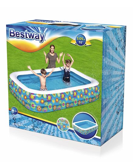 Bestway Happy Flora Kids Pool Blue 54121 - Colorland Toys