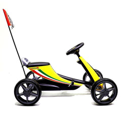Megastar Licensed Pedal Ferrari Go-Kart Ride-On Car Yellow LB-8931 - Colorland Toys