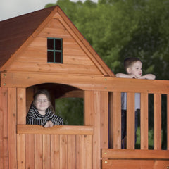 Backyard Discovery Pacific View Residential Wood Playset 1808058 - Colorland Toys
