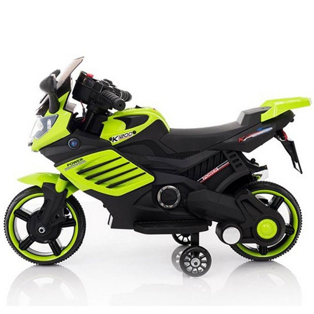 Striker Electric Ride On Motorcycle 6V Green S1000 - Colorland Toys