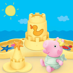 Peppa Pig Siblings Beach Day Playset with 3 Figures & 5 Accessories — view 3