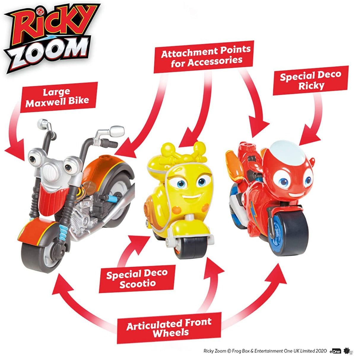 Tomy Ricky Bike Buddies Adventure Pack T20029A1 - Colorland Toys