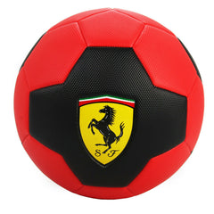 Mesuca Ferrari 5 Machine Sewing Soccer Ball Black Red F661 - Colorland Toys