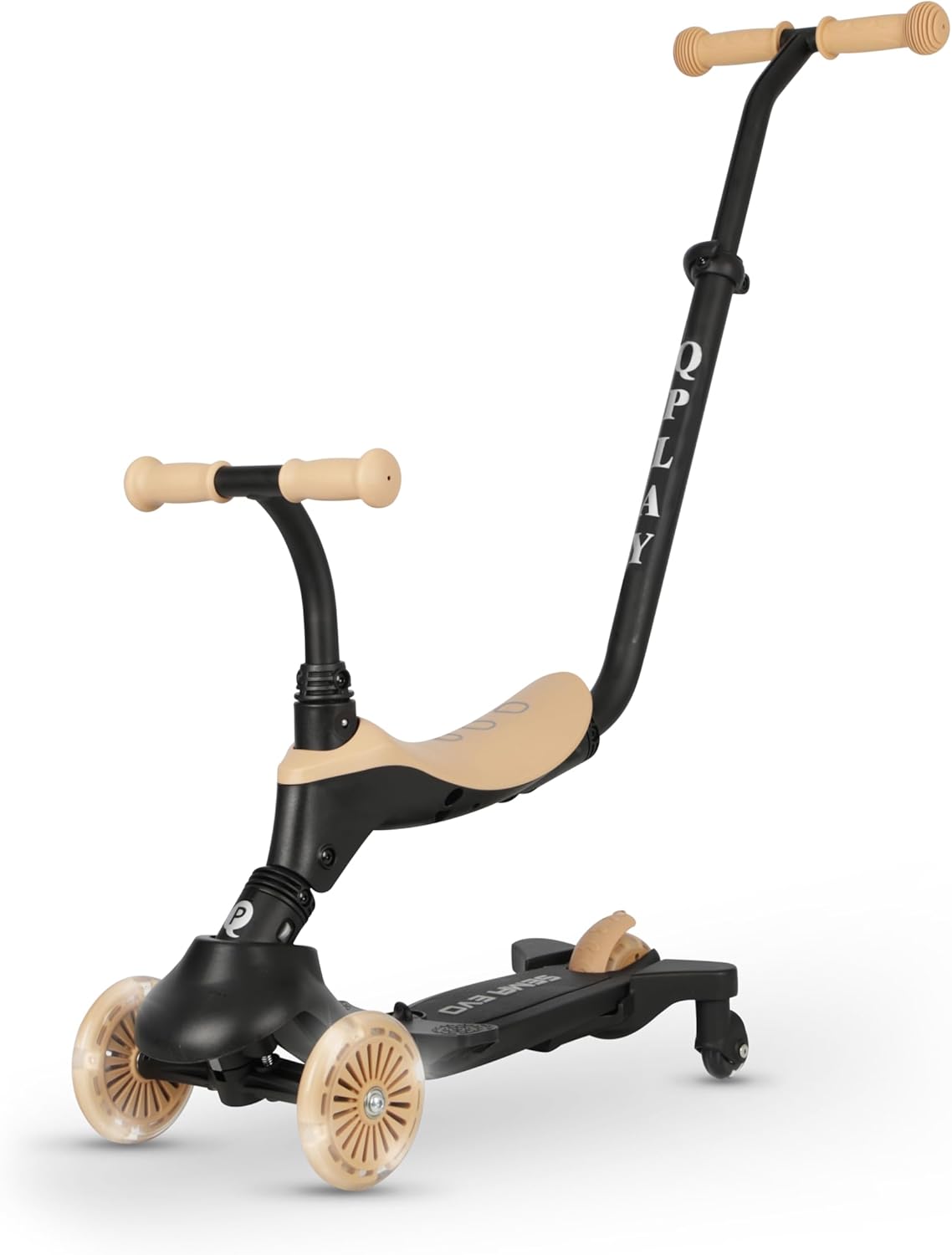 QPlay Sema EVO 5-in-1 Ride On Scooter, Pink, Ages 1–6 — view 3