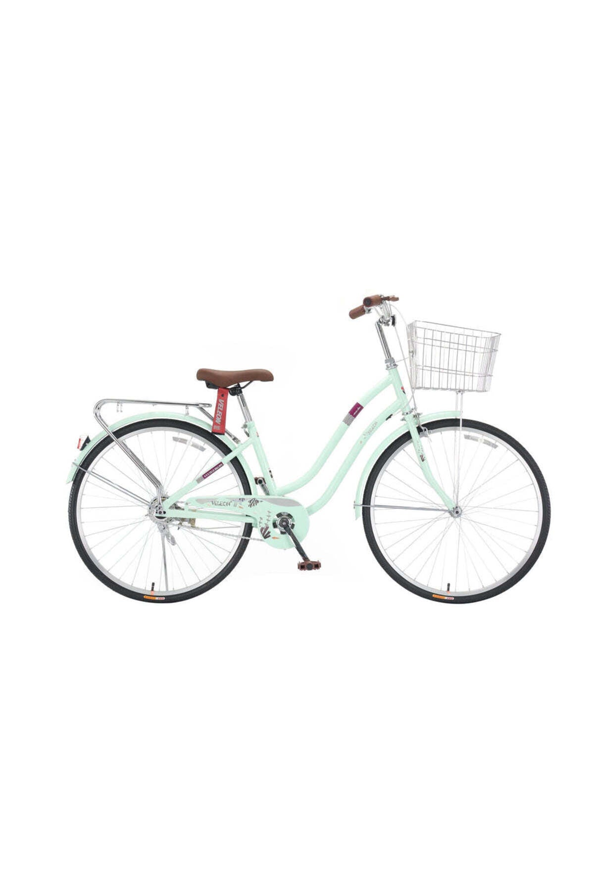 Colorland Veleon Bicycle With Basket 24 Inch Green — view 3