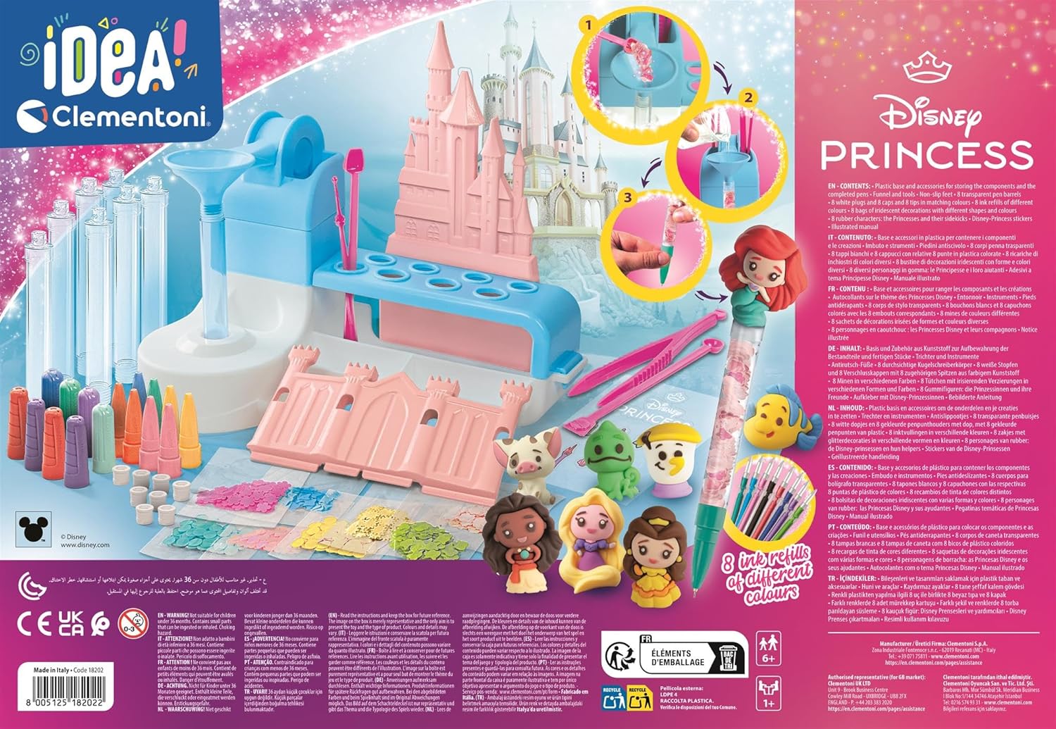 Clementoni Disney Princess DIY Pen Atelier Creative Set for Kids 6+ — view 3