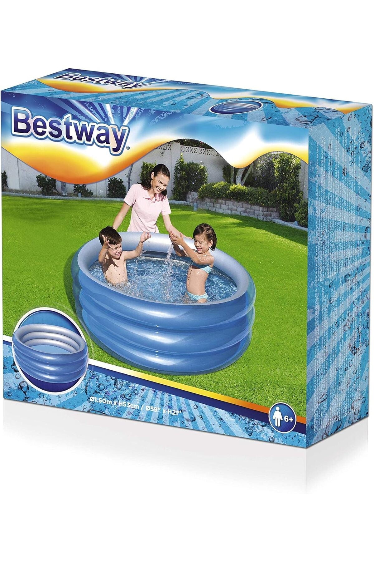Bestway Big Metalic 3-Ring Pool — view 3