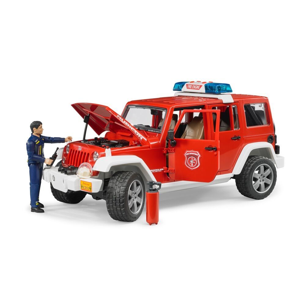Bruder Jeep Rubicon Fire Rescue Vehicle - Colorland Toys