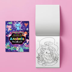 Hinkler Kaleidoscope Axolotls Coloring Kit — view 3