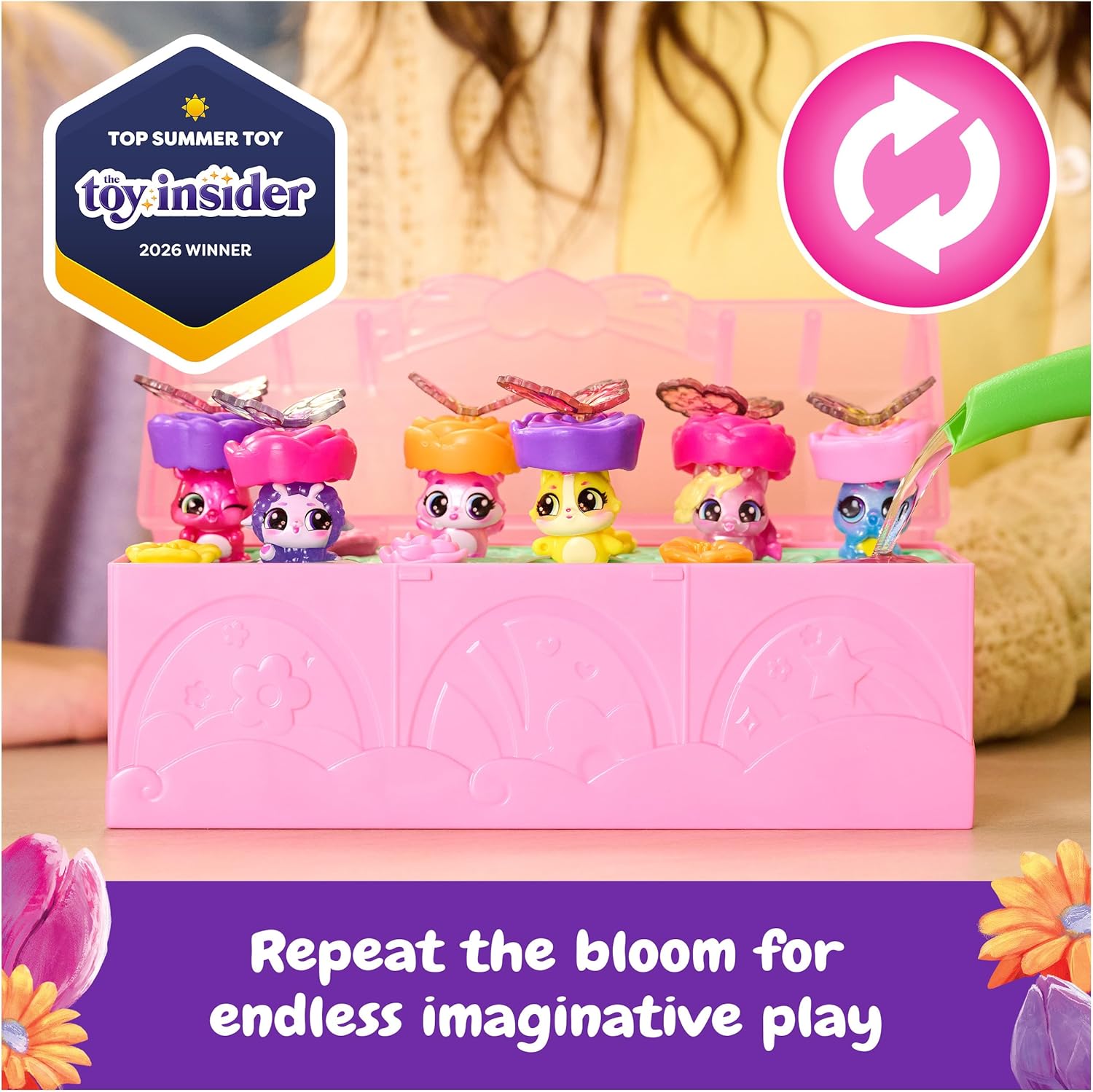 Hatchimals Bloomables Bloom Bash 6-Pack Collectible Toy Set — view 3