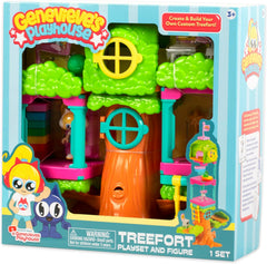 Genevieve's Playhouse Treefort Interactive Modular Playset, 26 Pieces — view 3
