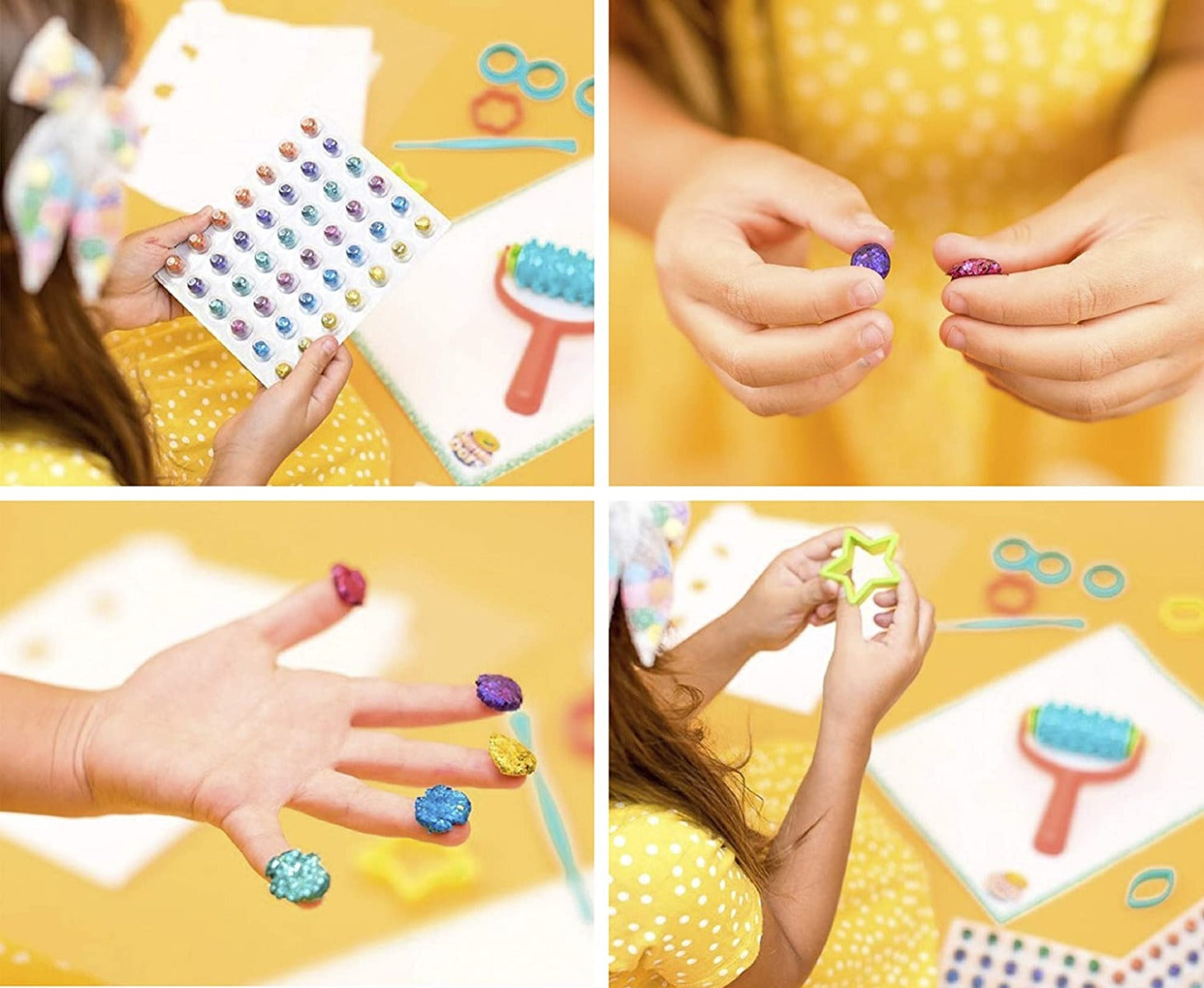 Crayola 106pc Glitter Dots Sparkle Station 04-0704 - Colorland Toys