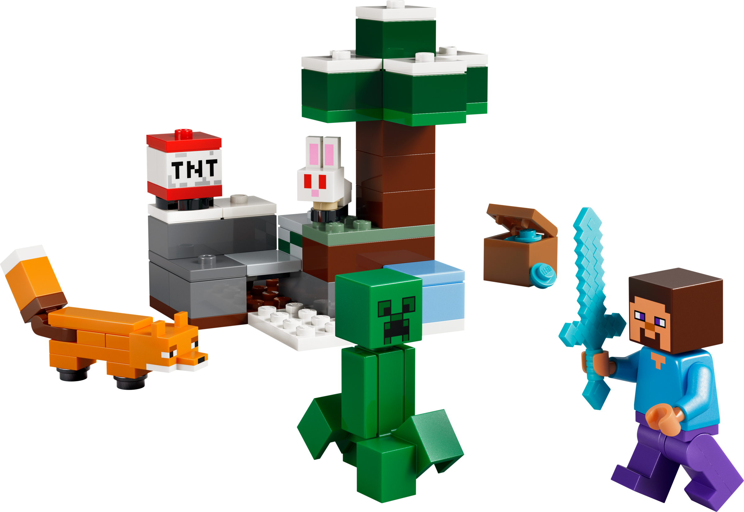 LEGO Minecraft Steve's Taiga Adventure 21583 — view 2