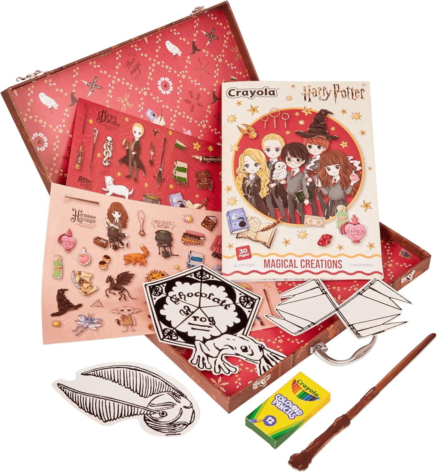 CRAYOLA Harry Potter Magic Briefcase Creative Set for Kids 3+ — view 3