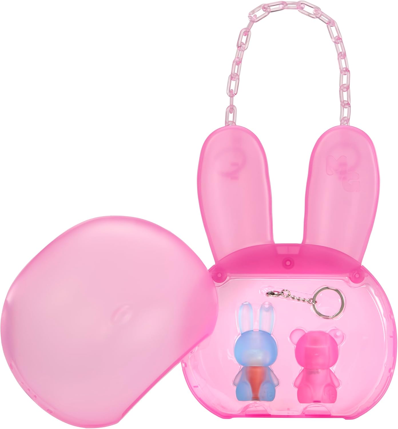 Mini Glam Purse with Cosmetic Bunny - Berry — view 3