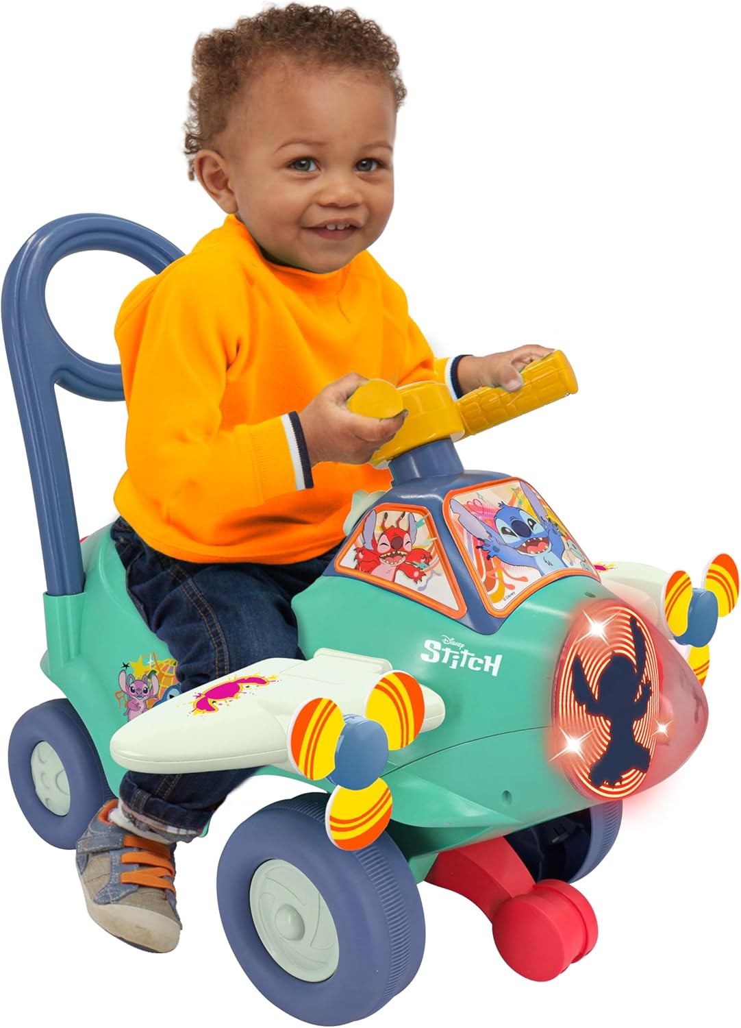 Kiddieland Lights and Sounds Stitch Animated Plane — view 3