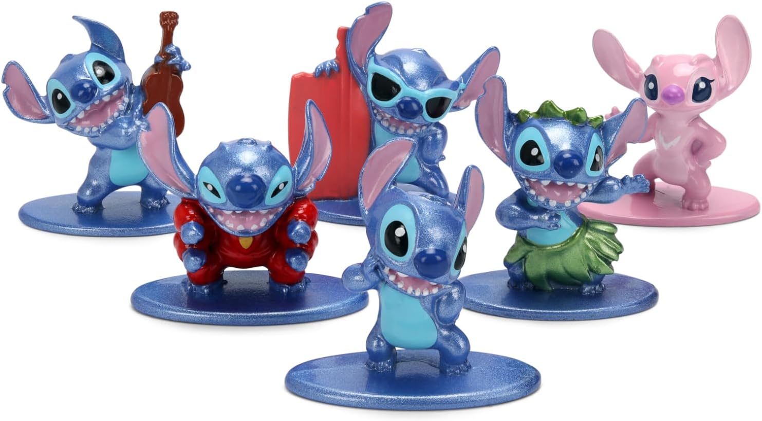 Jada Toys Set of 6 Metal Stitch Figures 4 cm Diorama Display — view 3