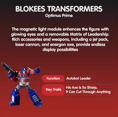 BLOKEES Transformers Classic G1 Optimus Prime Model Figure — view 3