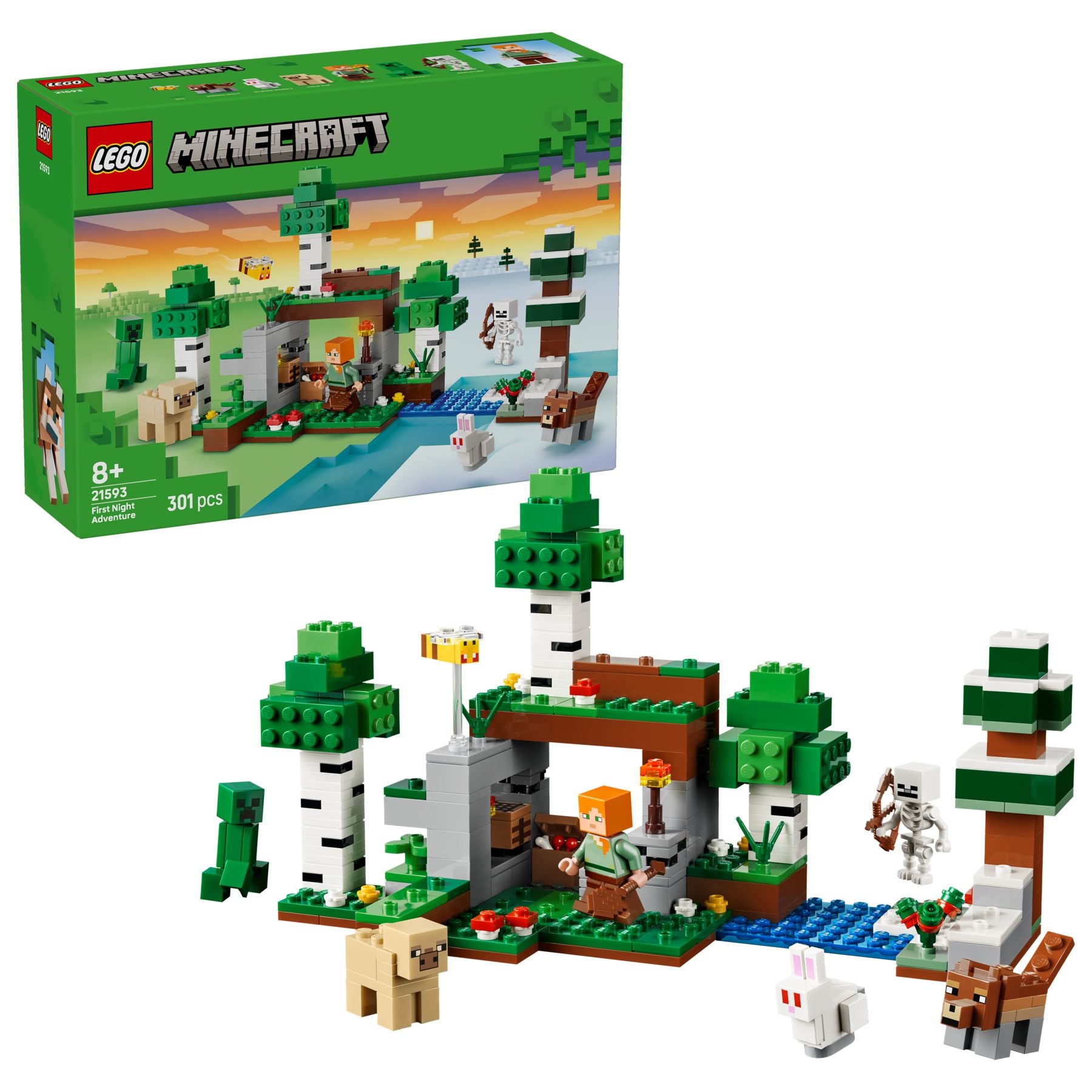 LEGO Minecraft 21593 First Night Adventure Building Set — view 3