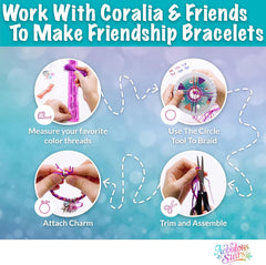 Nebulous Stars Friendship Bracelet Kids Craft Kit - DIY Jewelry Set — view 3