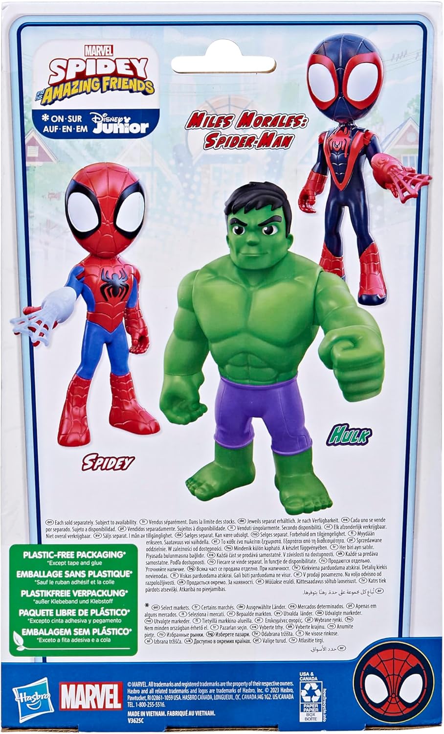 SAF Supersized Hulk Action Figure – Spidey and His Amazing Friends — view 3
