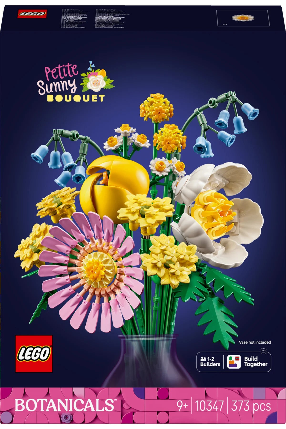 LEGO Botanicals Petite Sunny Bouquet - Faux Flowers Building Set — view 3