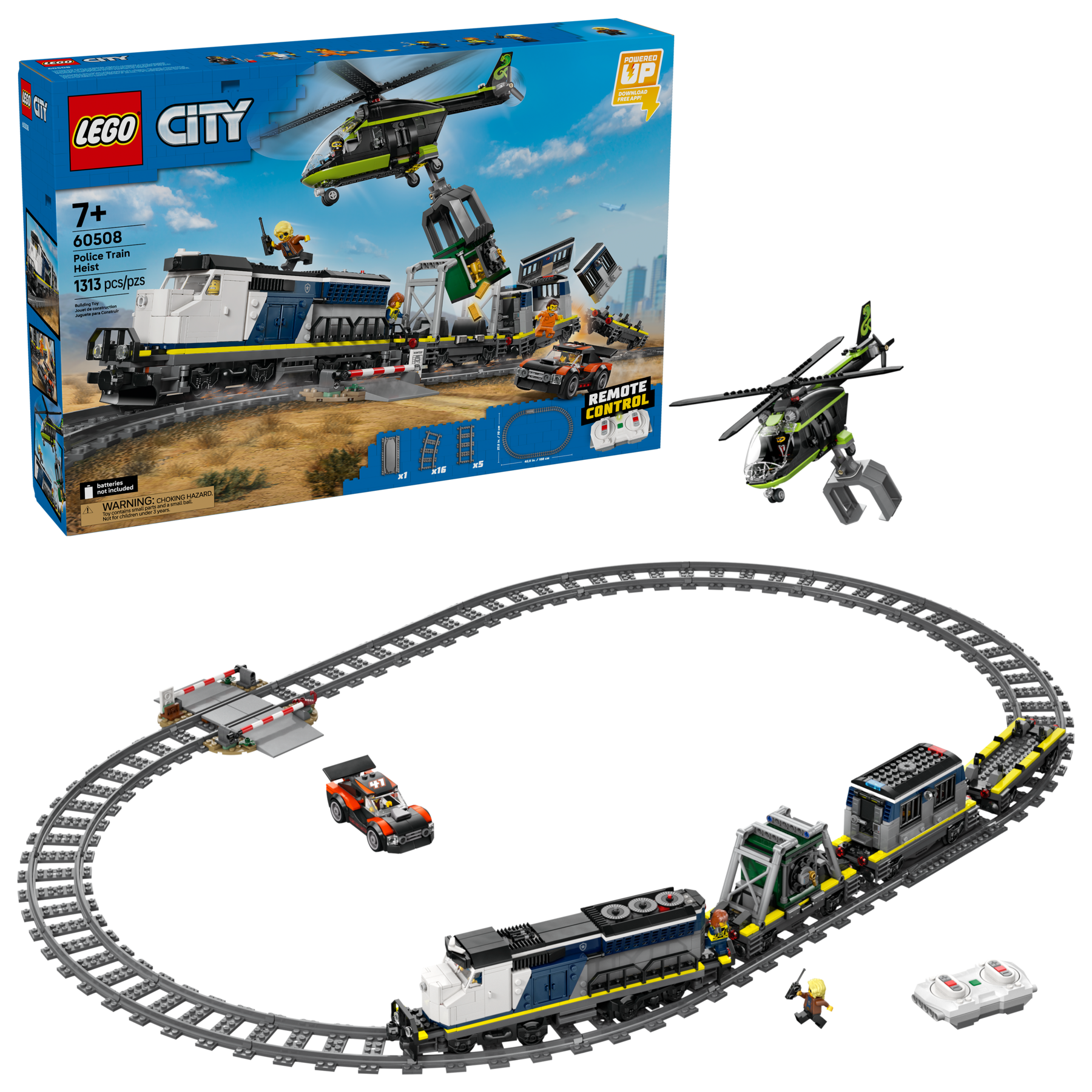 LEGO City Police Train Heist 60508 — view 3