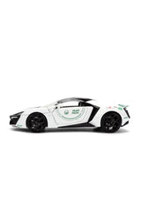 Jada Dubai Police W Motors Hypersport 1:24 Model Car — view 3