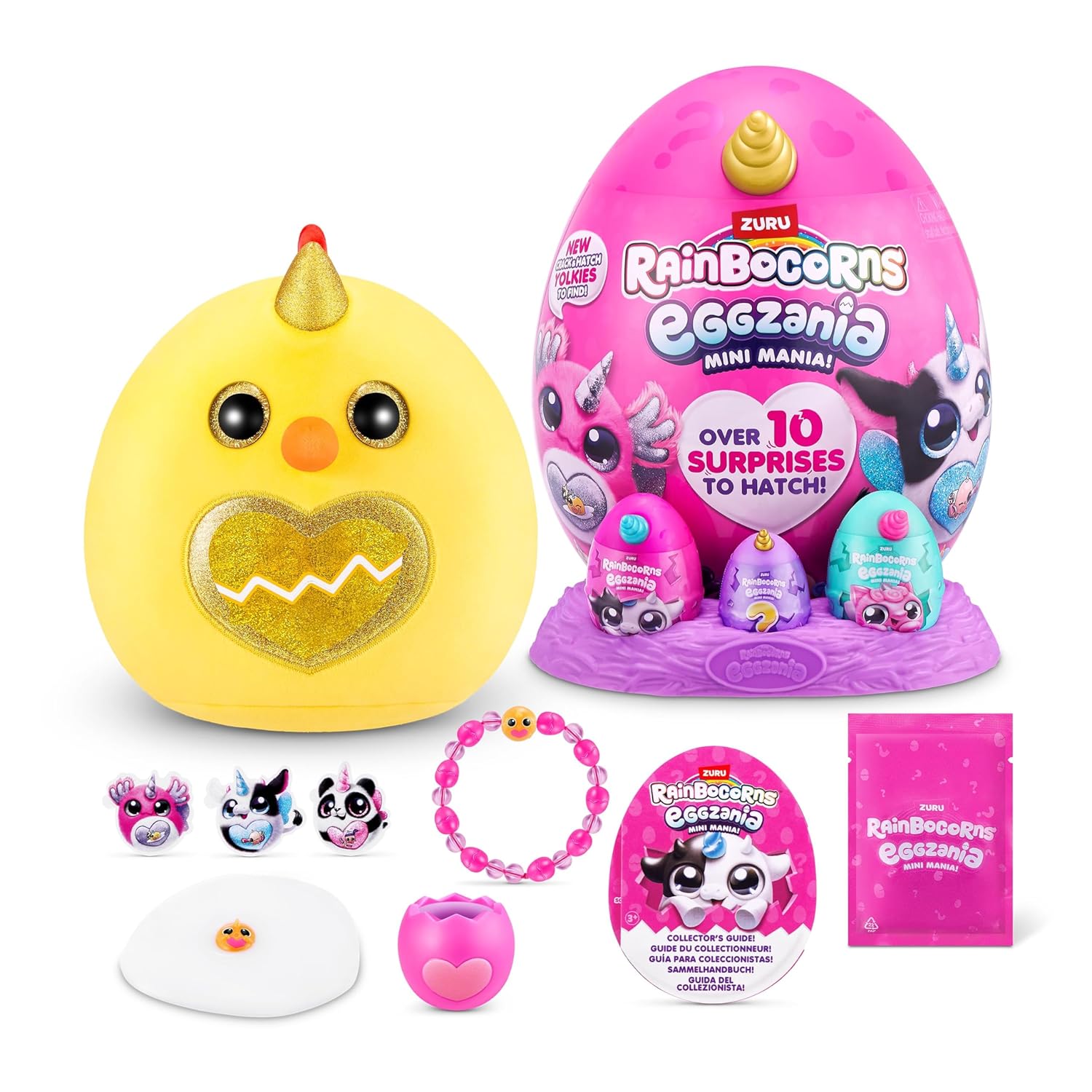 Rainbocorns Eggzania Surprise Mini Mania Series 1 — Collectible Plush Egg — view 3