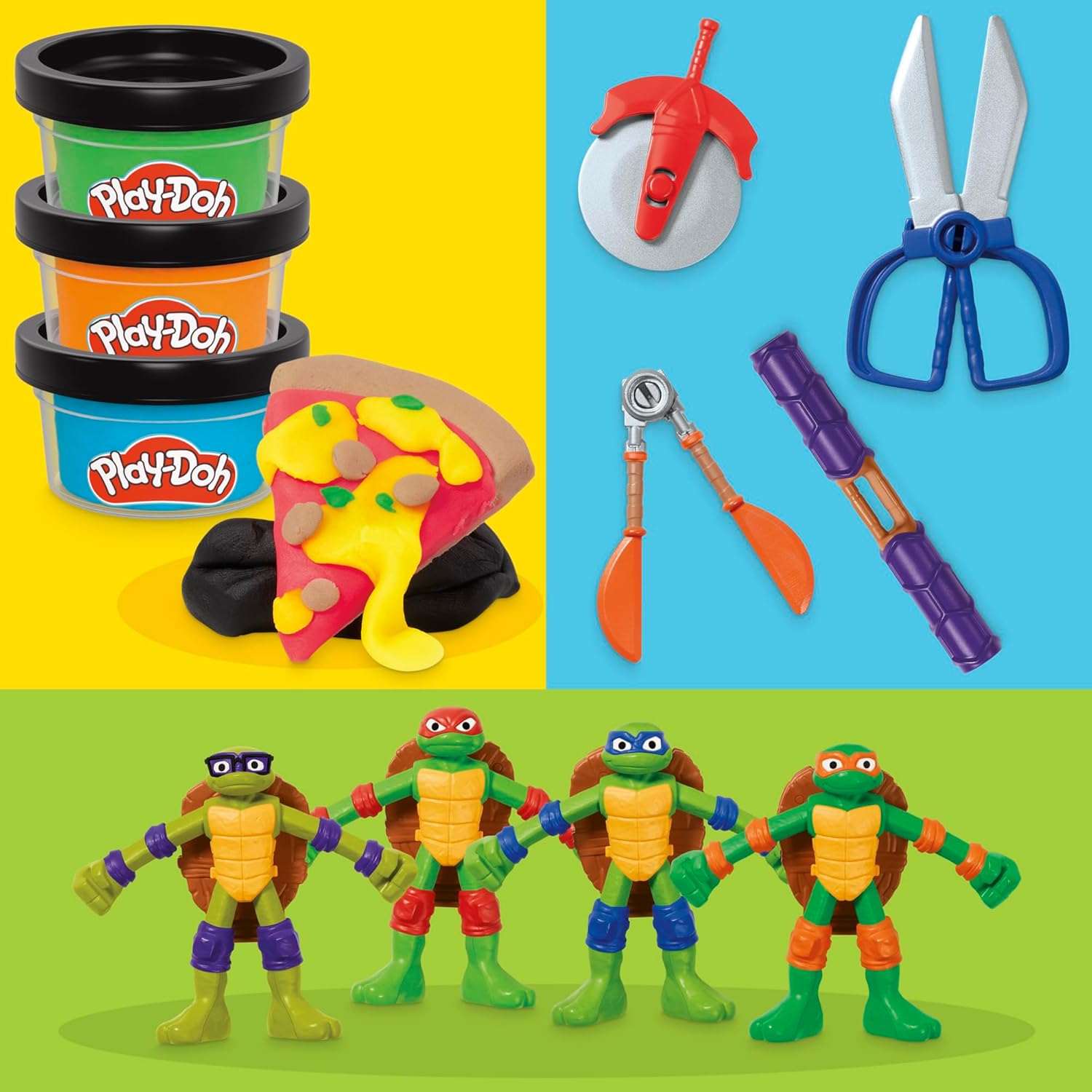Play-Doh Teenage Mutant Ninja Turtles Cowabunga Creations Set — view 3