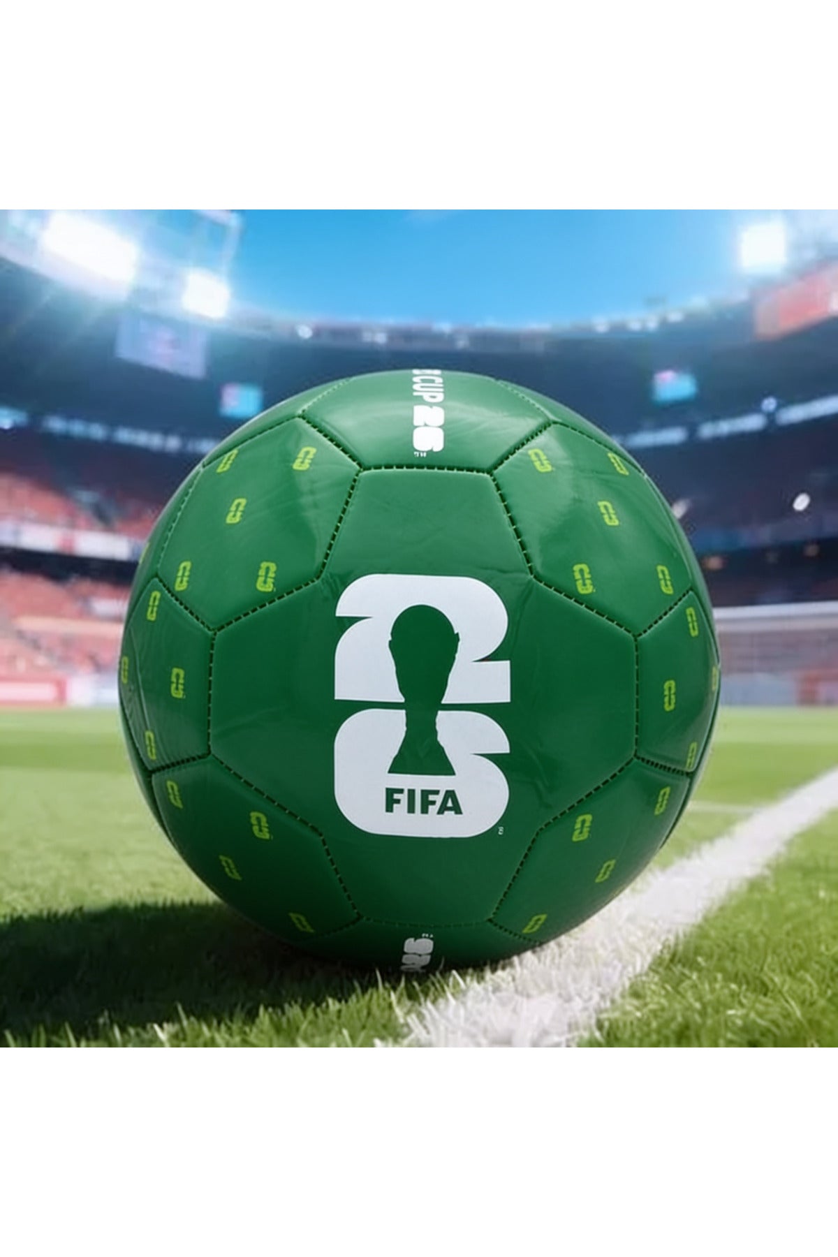 FIFA World Cup 2026 Green Football — view 3