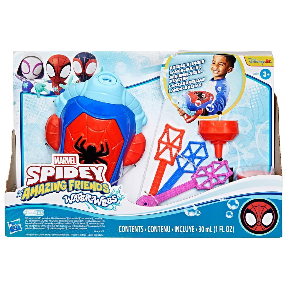Spidey And His Amazing Friends Spidey Bubble Slinger G0660 - Colorland Toys