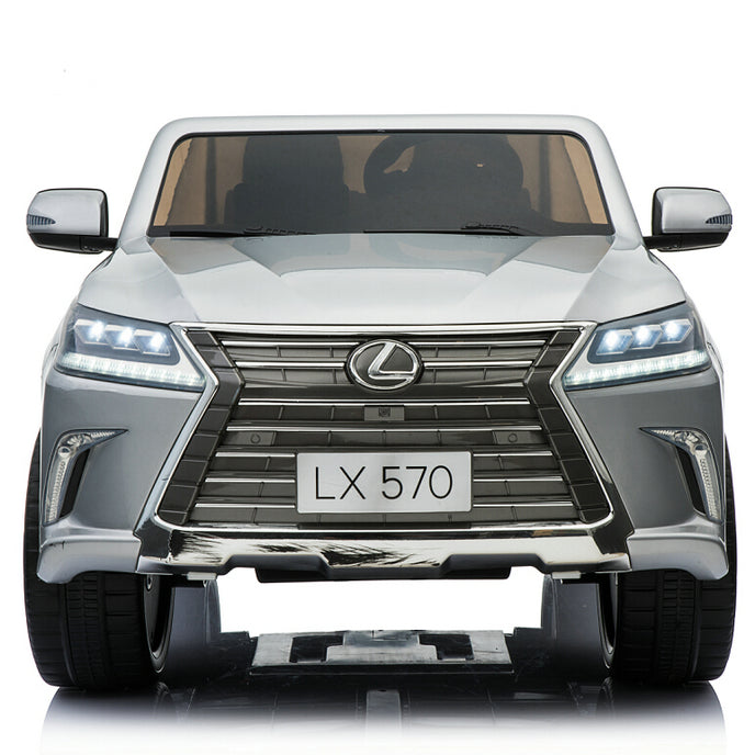 Lexus Licensed 570 Luxury Electric Ride On Car Silver LX570 - Colorland Toys