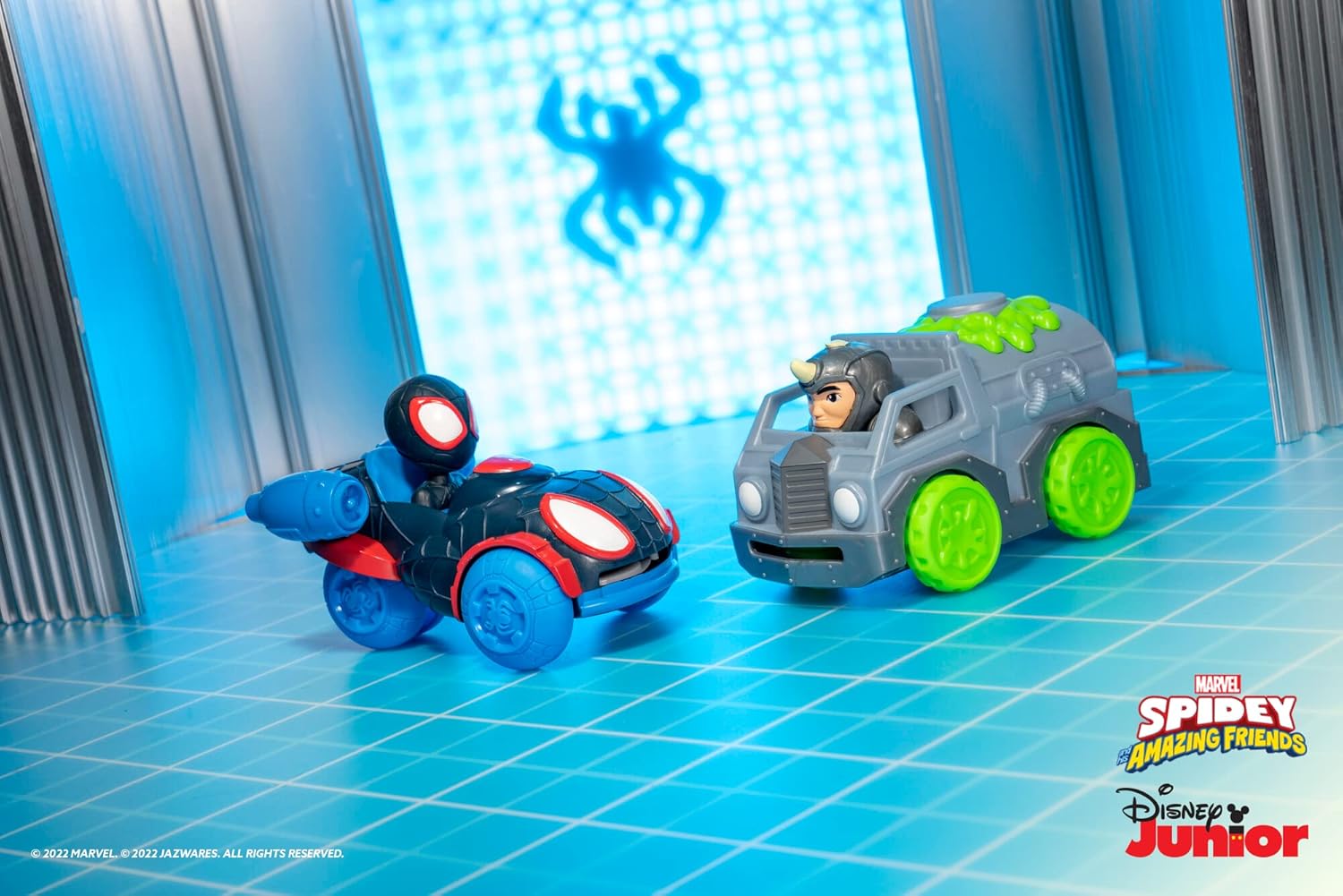 Spidey and His Amazing Friends Little Vehicle 2-Pack – Miles Morales Vs Rhino — view 4