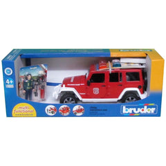 Bruder Jeep Rubicon Fire Rescue Vehicle - Colorland Toys