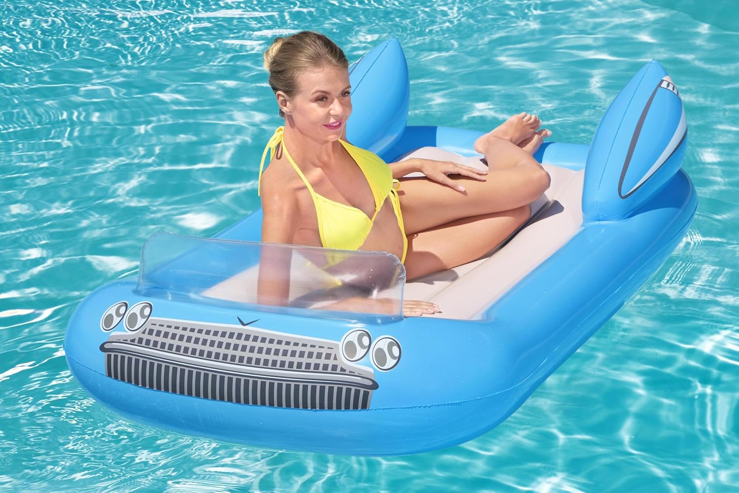 Bestway Classic Convertible Inflatable Lounge for Kids, Multicolor — view 4
