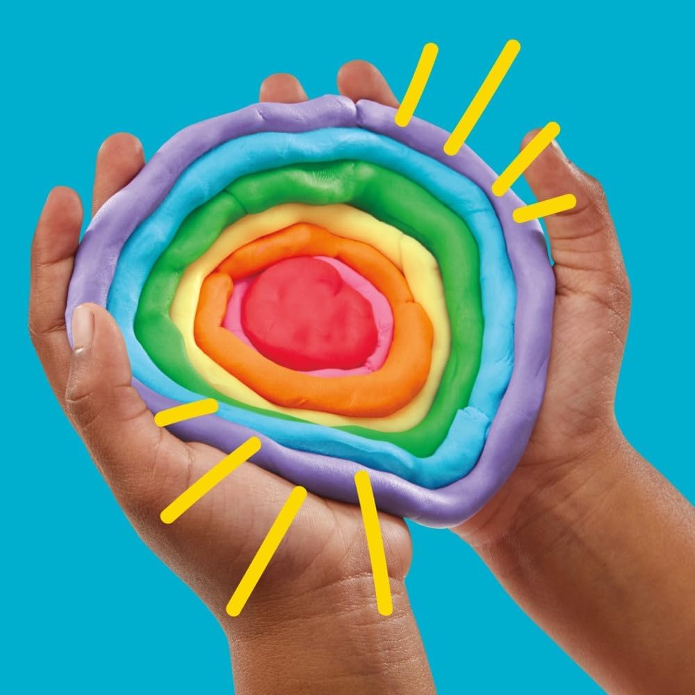 Play-Doh 50 Pack Rainbow Favors, Mini Cans, 13 Colors, Party Supplies — view 4