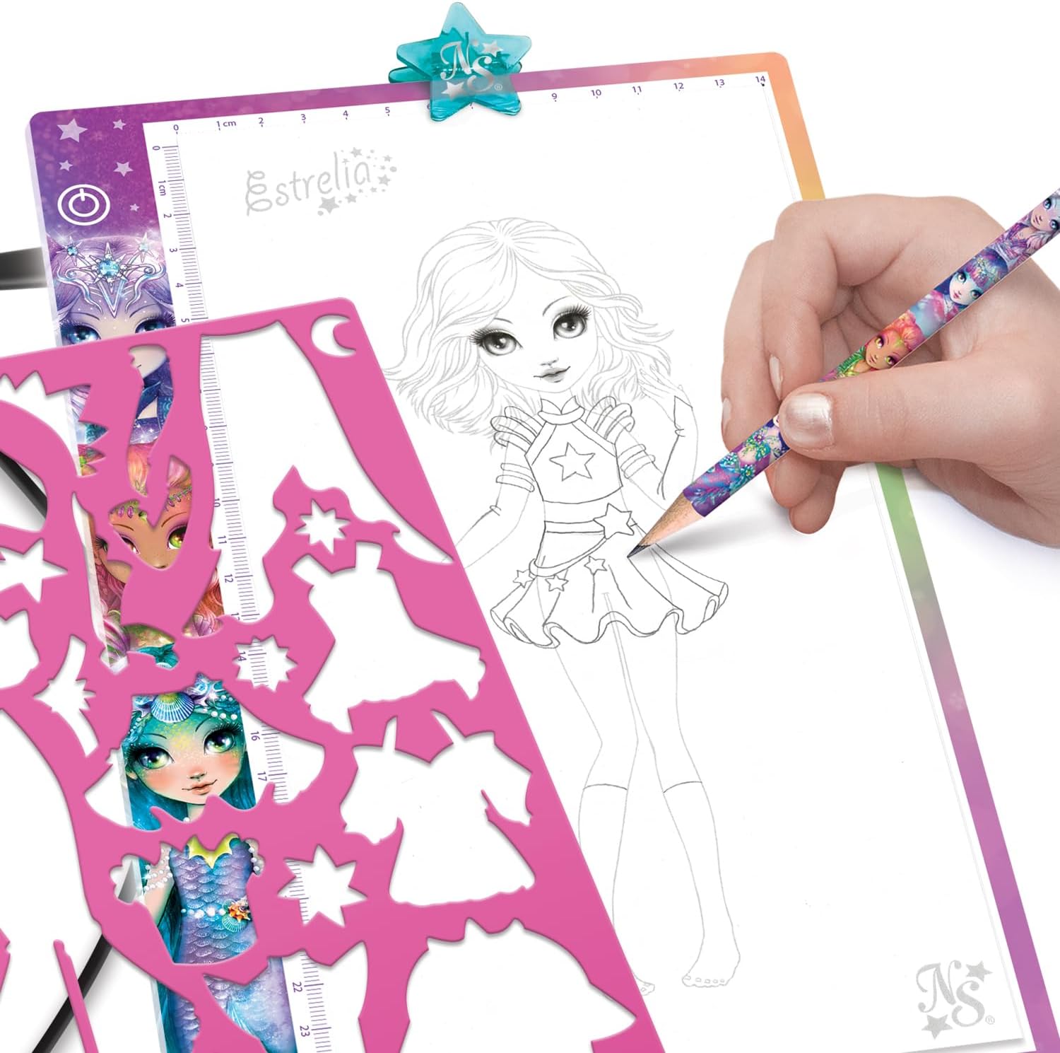 Nebulous Stars Fashion Designer Light Pad Creative Kit for Kids — view 4
