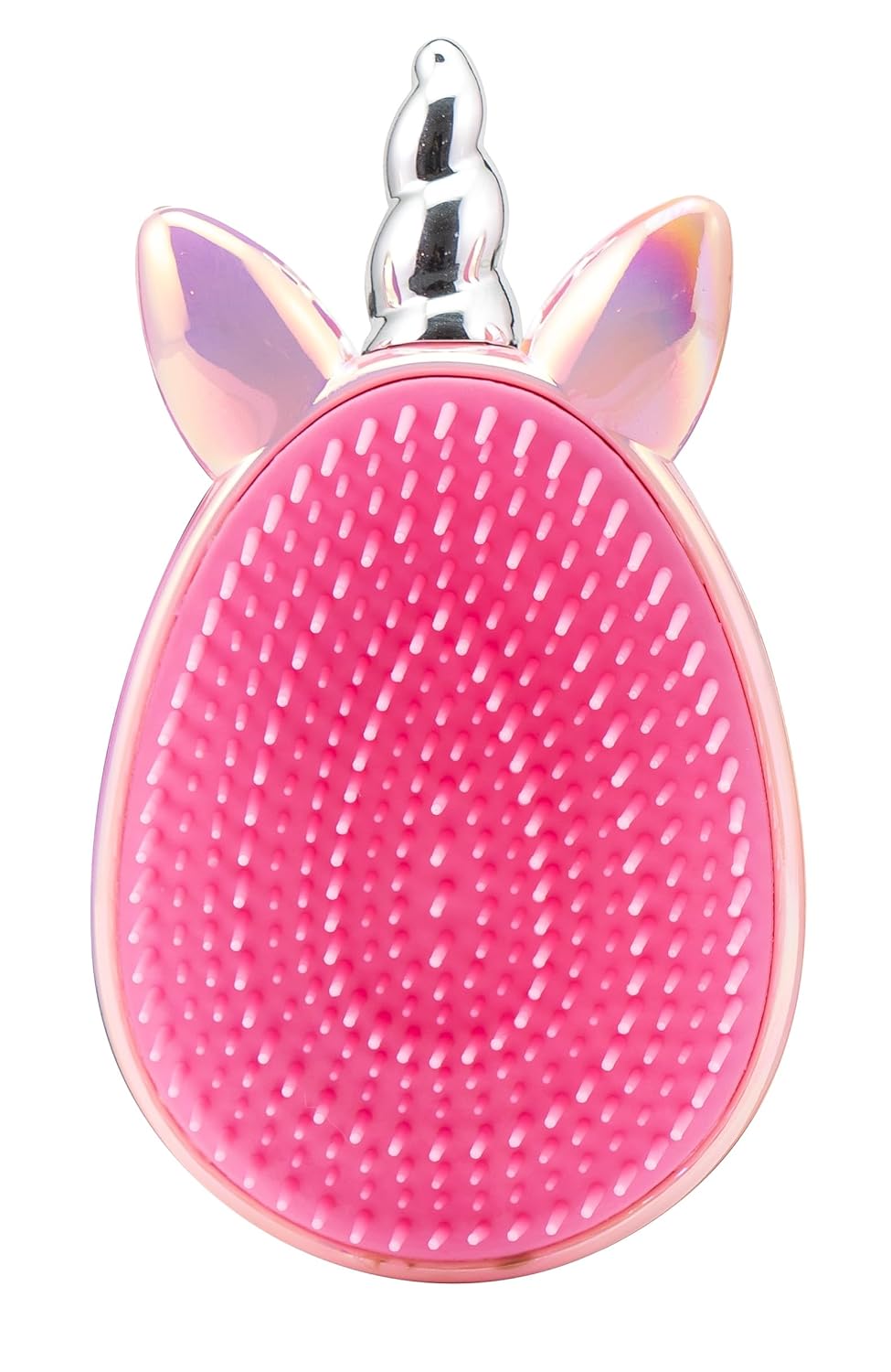 Martinelia Unicorn Egg Brush - Pastel Pink, Oval Silicone Handle — view 4
