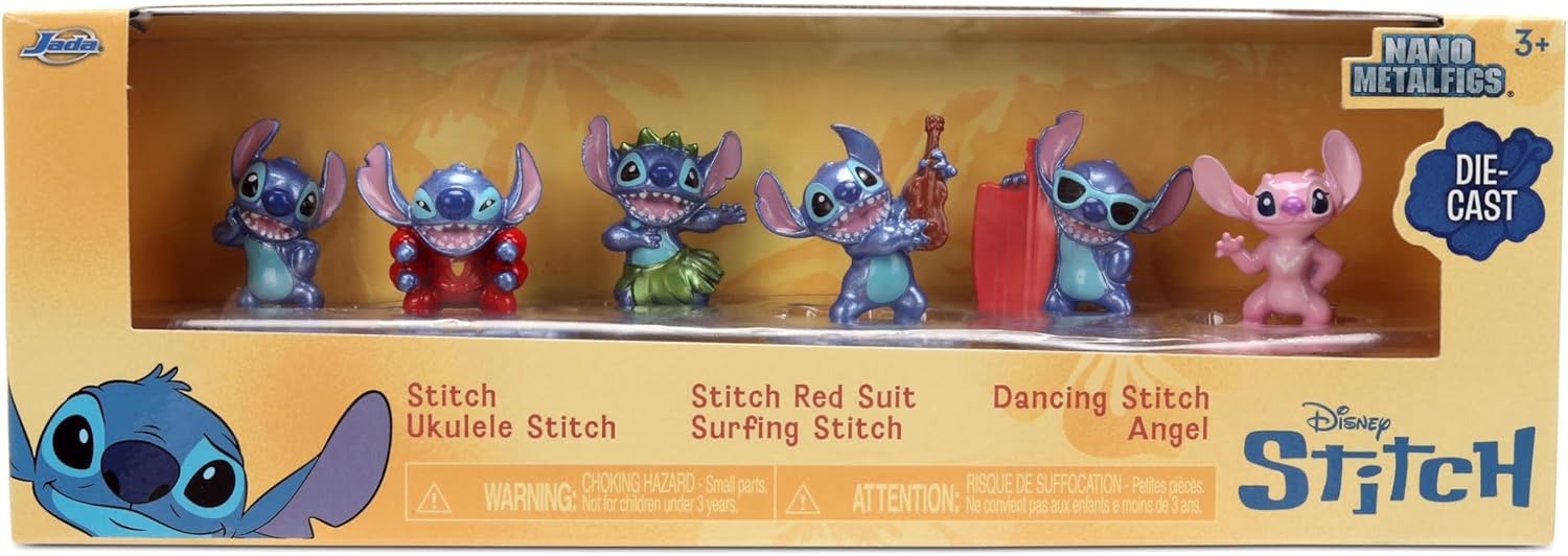 Jada Toys Set of 6 Metal Stitch Figures 4 cm Diorama Display — view 4