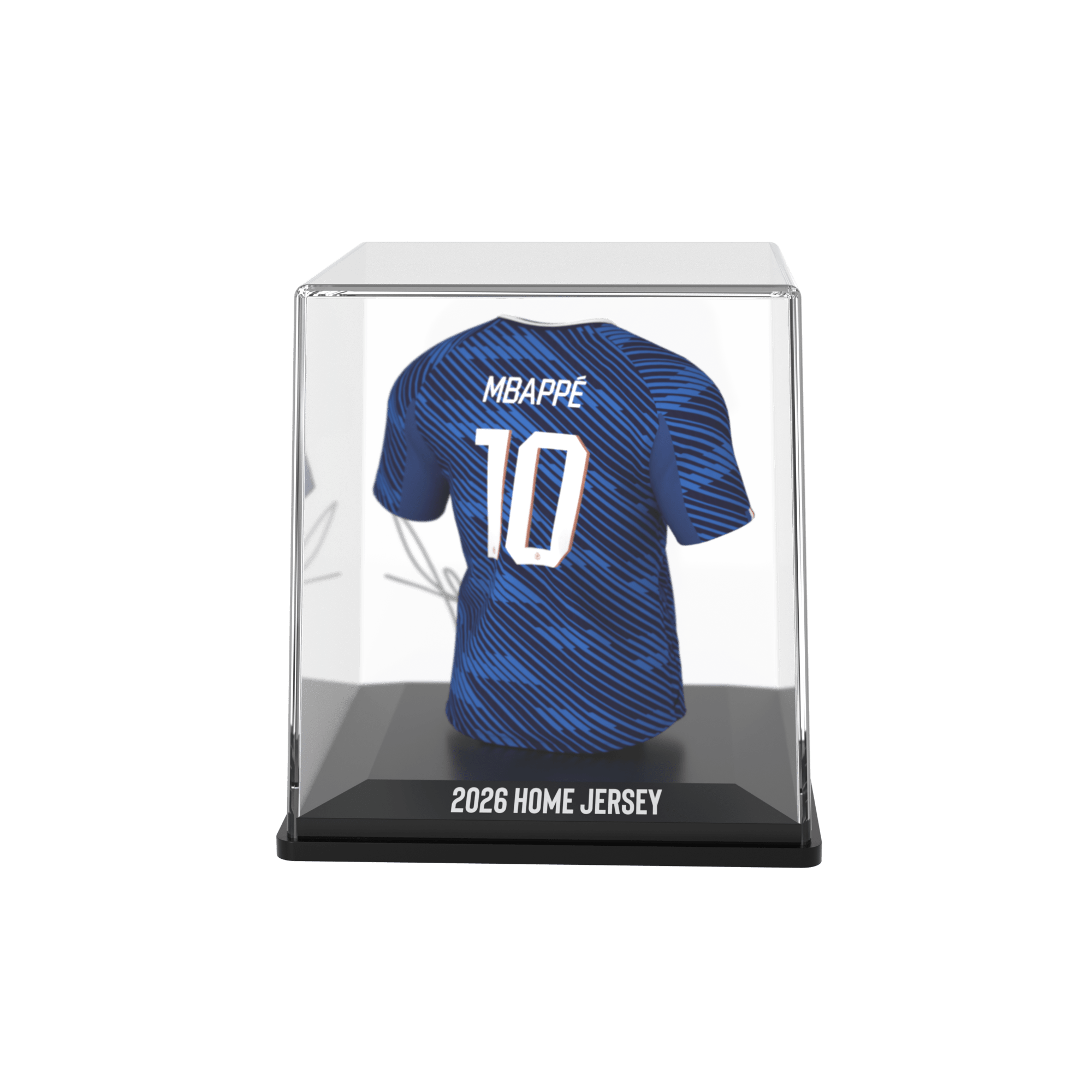 Kylian Mbappé Official FFF Collectible Mini Jersey – 2026 Home Kit — view 4
