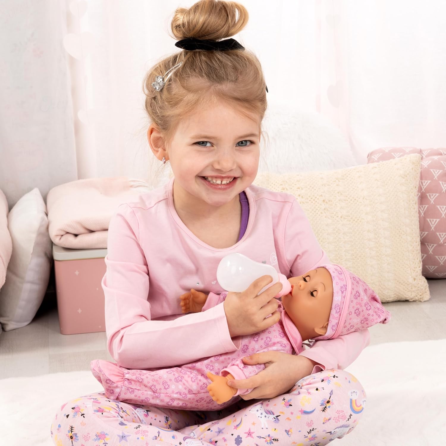 Bayer Design 93824CO Interactive Baby Doll 38 cm with Sounds — view 4