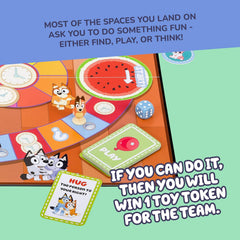 Bluey Scavenger Hunt Board Game — Family Fun with Activities & Questions — view 4