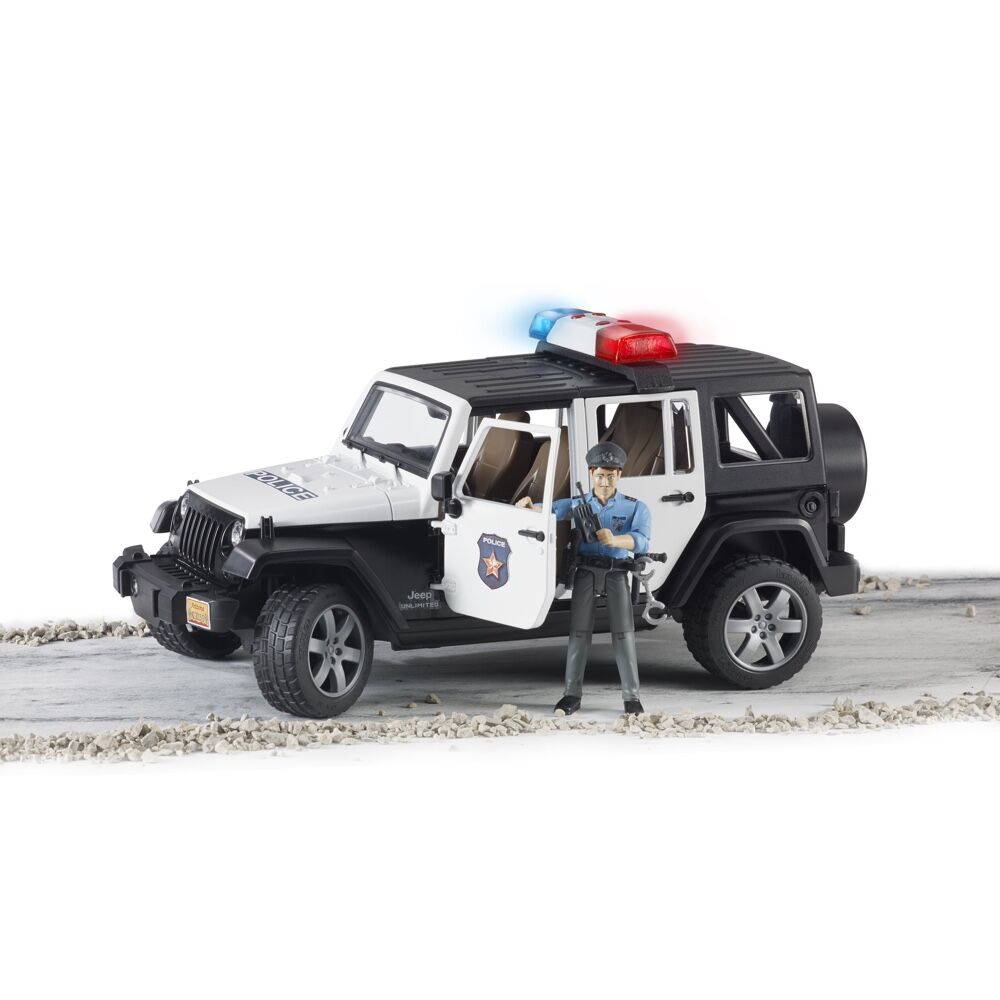 Bruder Jeep Wrangler Unlimited Rubicon Police Vehicle with Policeman - Colorland Toys