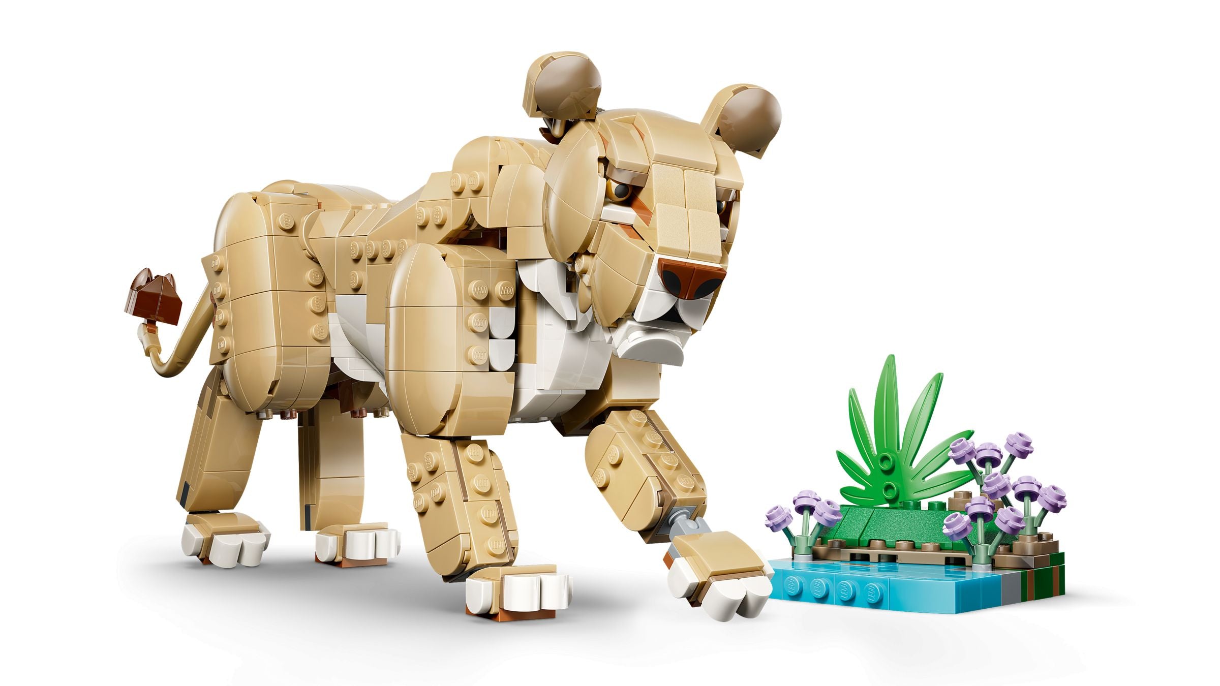 LEGO Creator 31386 Majestic Lion 3-in-1 Building Set, 839 Pieces — view 4